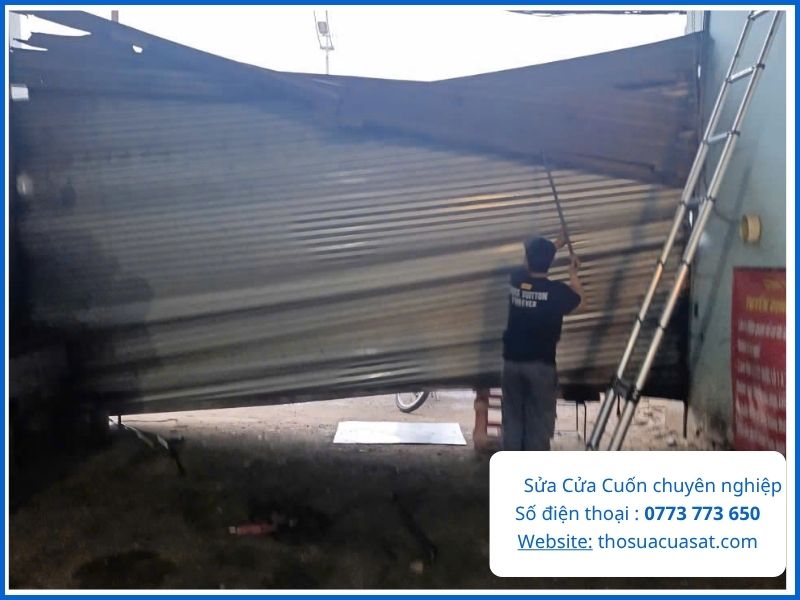 Quy Trình Sửa Cửa Cuốn Tận Nơi