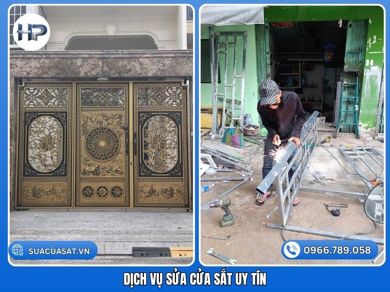Liên Hệ Sửa Cửa Sắt Bị Cong Vênh Ngay Khi Thấy Cửa Biến Dạng