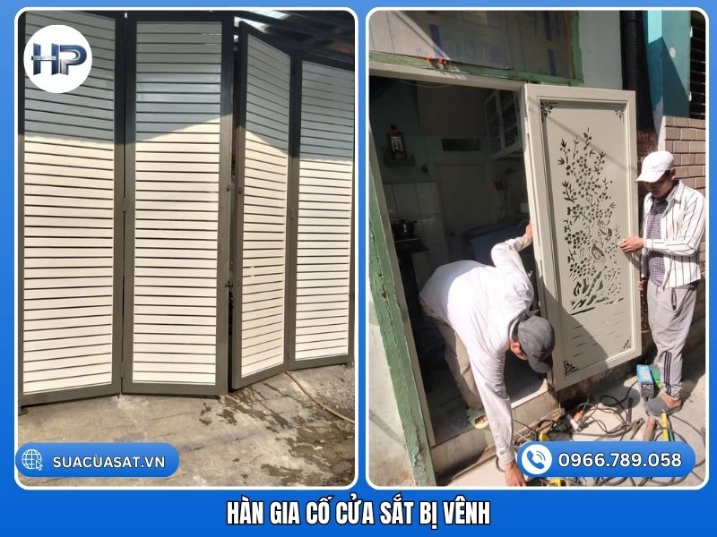 Dịch Vụ Sửa Cửa Sắt Cong Vênh TPHCM Trọn Gói – Khắc Phục Triệt Để